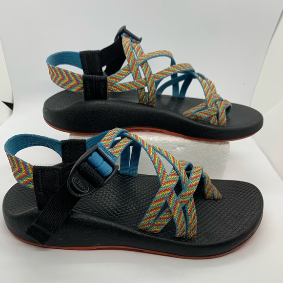 Chicos Vibram Rainbow Strap Sandals sz 8 - Picture 2 of 7